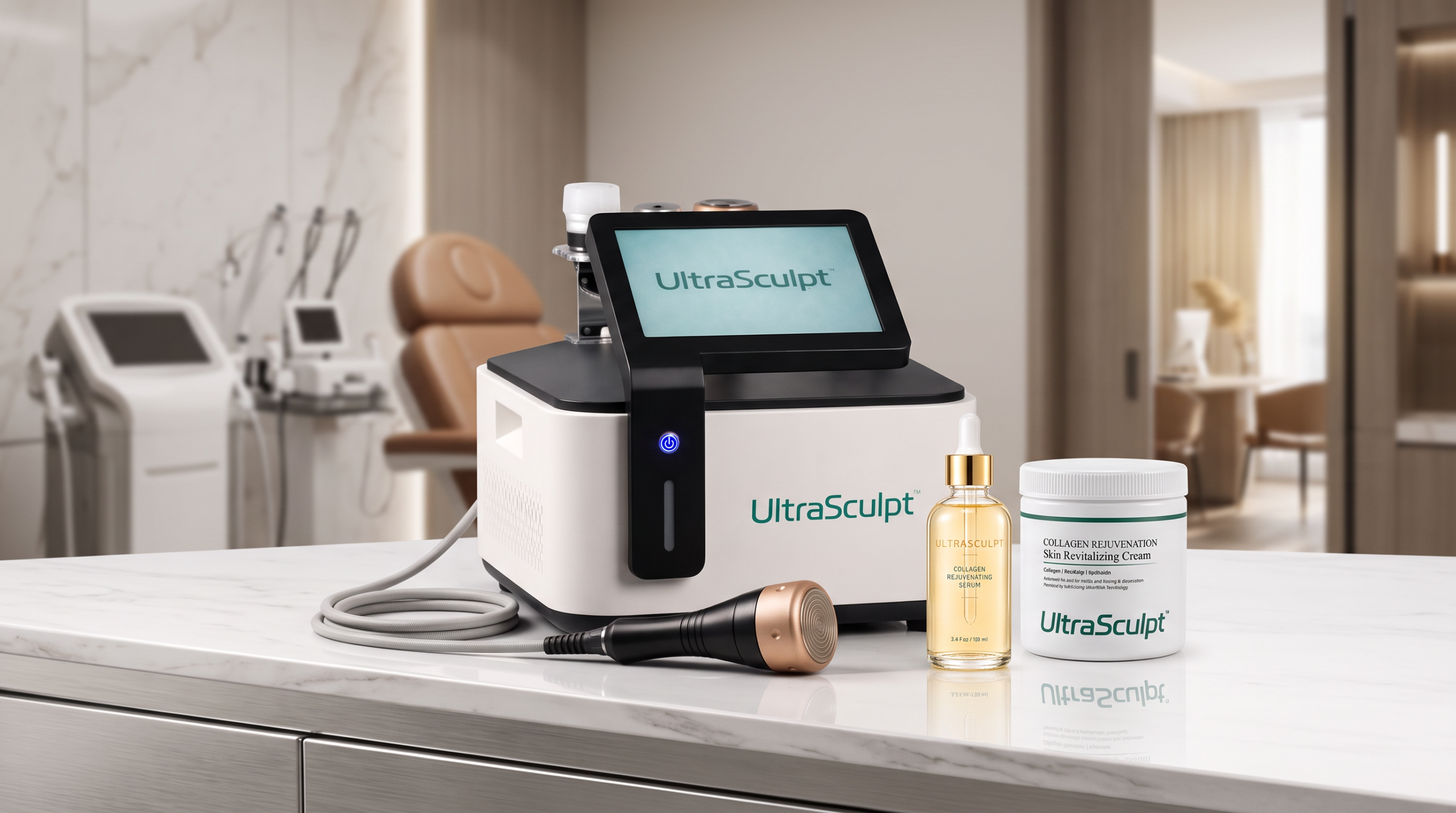 UltraSculpt brand system illustration