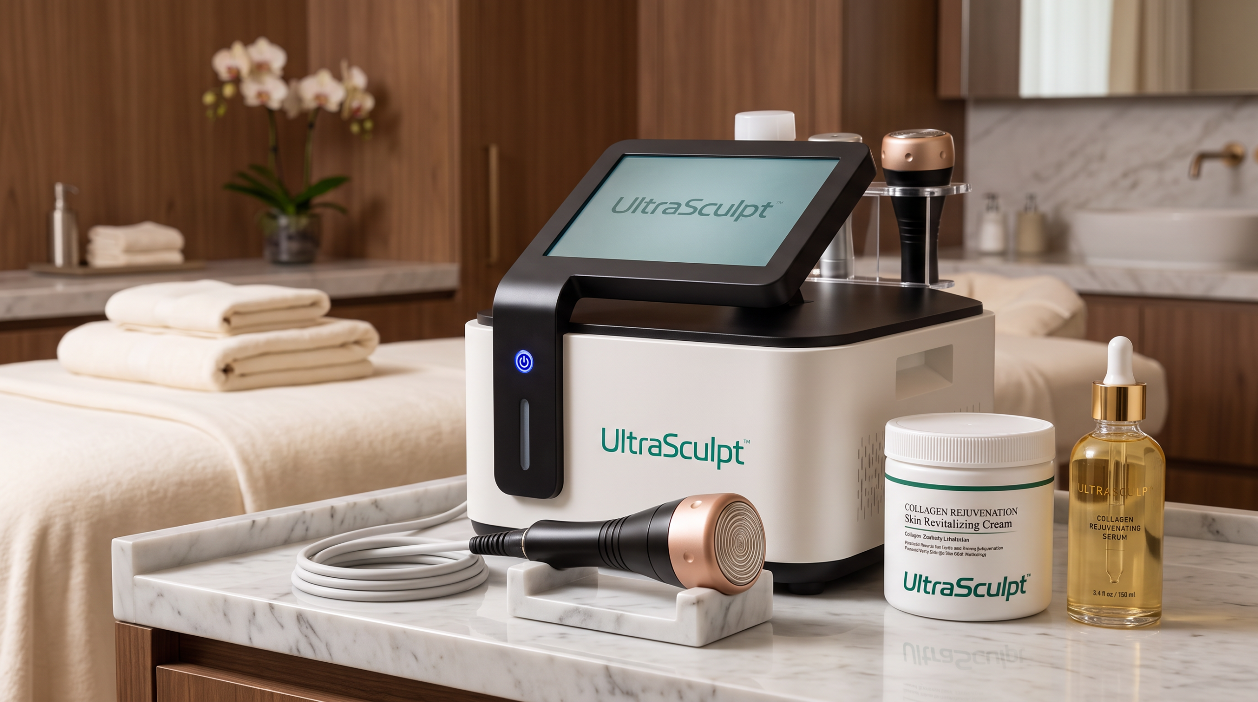 UltraSculpt brand system illustration